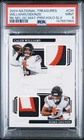 2024 PRIME HOLO SILVER #CHI CALEB WILLIAMS/ROME ODUNZE 18/25 PSA 9