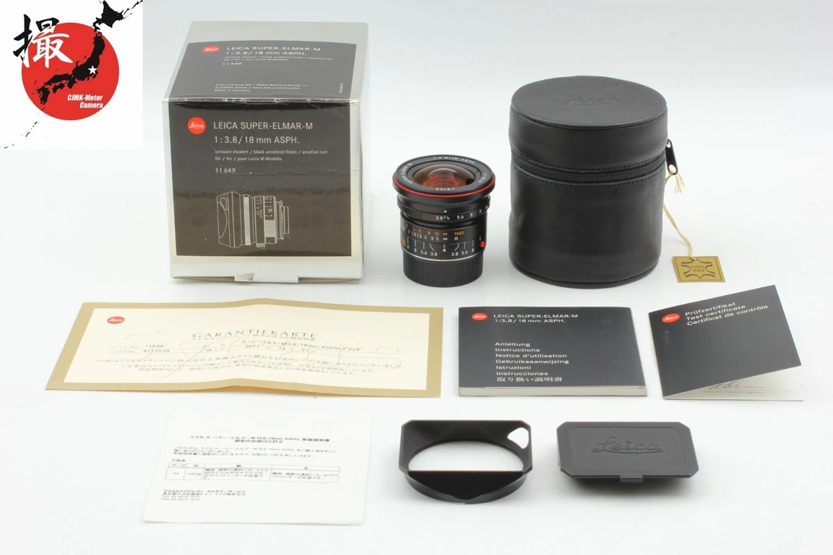 Leica SUPER-ELMAR-M 18mm Focal f/3.8 Camera Lenses for sale | eBay