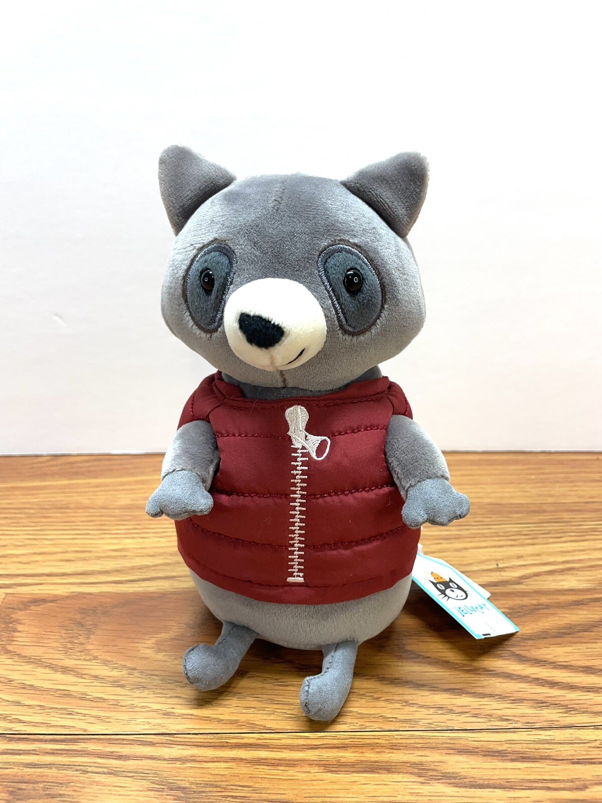 RARE Retired Jellycat campfire critter raccoon New With Tags