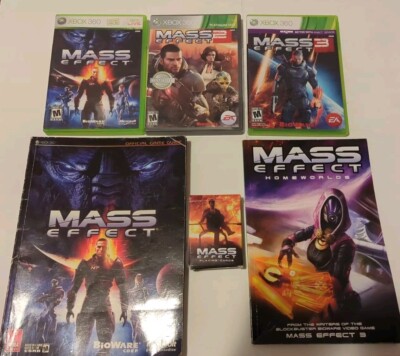 Mass Effect Trilogy 1 2 3 Xbox 360 Prima Strategy Guide, Mass Effect Cards