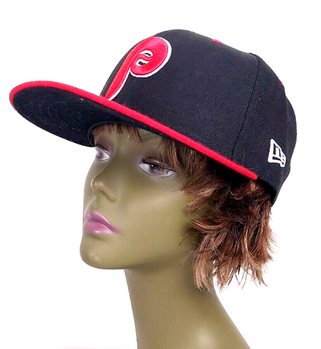 New Era 59Fifty Philadelphia Phillies Fitted Baseball Hat Cap 7 1/4 - Picture 3 of 12