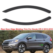 For Honda CR-V 12-16 Pair Rear Door Edge Wheel Arch Eyebrow Strip Molding Trims