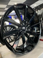 24x10 Koko Kuture Kapan Gloss Black Rims 5x120 Bmw X6 Range Rover Sport Hse X7