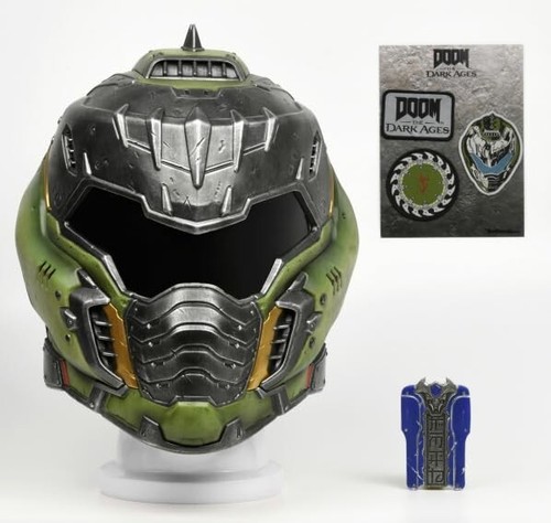 DOOM: THE DARK AGES WEARABLE HELMET REPLICA NEU COLLECTOR TRAGBARE HELMREPLIK - Bild 2 von 3