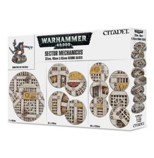 Sector Mechanicus Industrial Bases 32mm, 40mm, & 65mm Warhammer 40K NIB