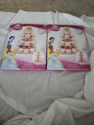 Birthday Cupcakes Disney Princess Cupcake Stand 7Pcs/pack Disney