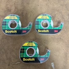 3 Pack Scotch 3M Matte Finish Magic Tape Multipurpose 3/4" x 900  25 Yards ea