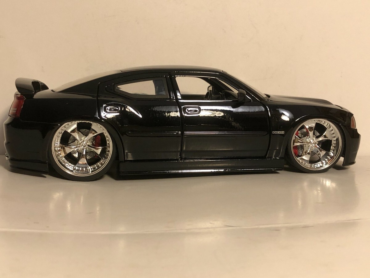 JADA BIGTIME MUSCLE BTM 2006 DODGE CHARGER SRT8 BLACK 1:24 NEW NO