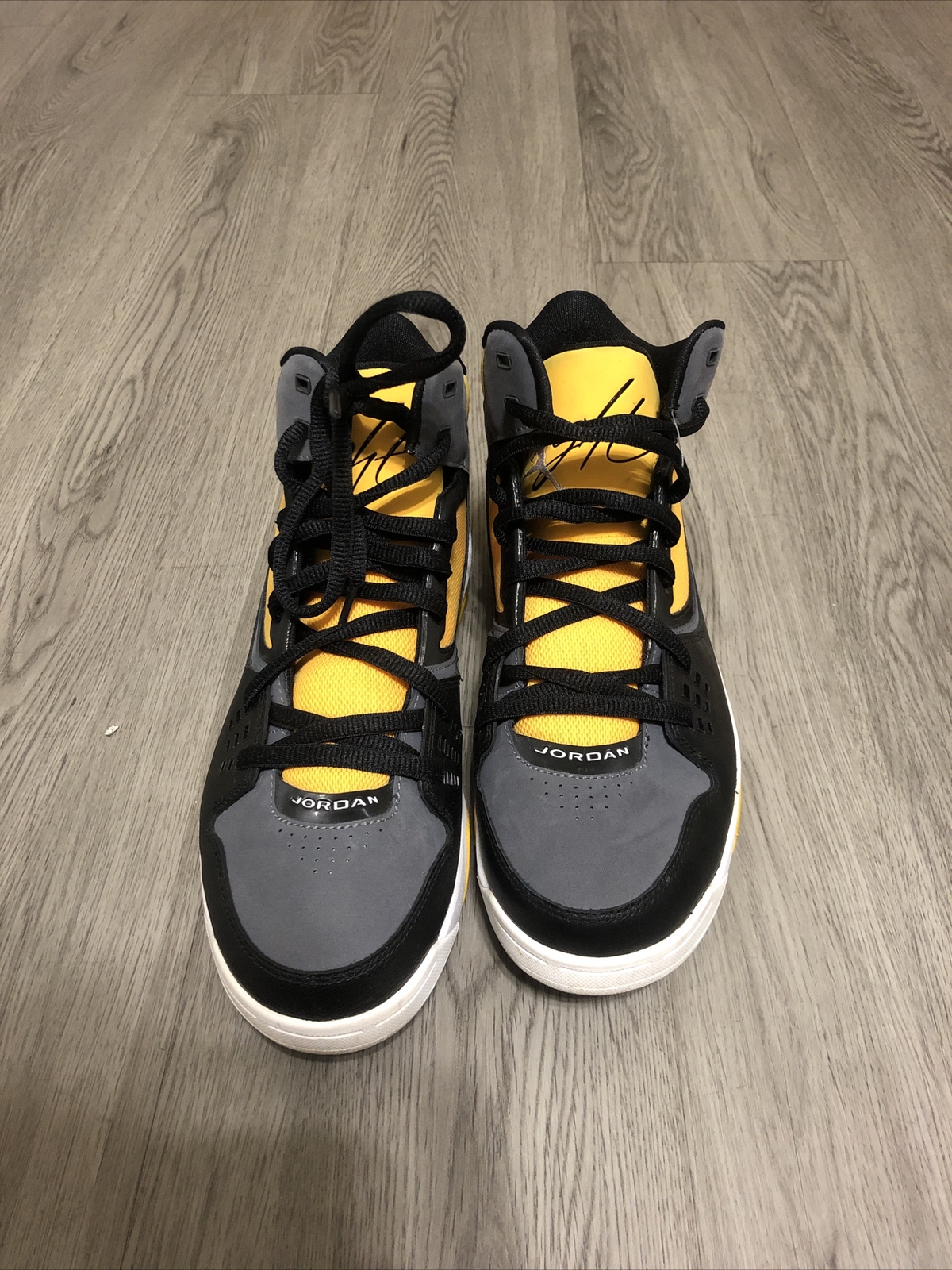 jordan flight 23 black and yellow