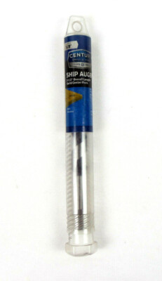 Century 5/8'' Ship Auger Drill Bit 7-1/2'' Length Solid Center Flute #38540