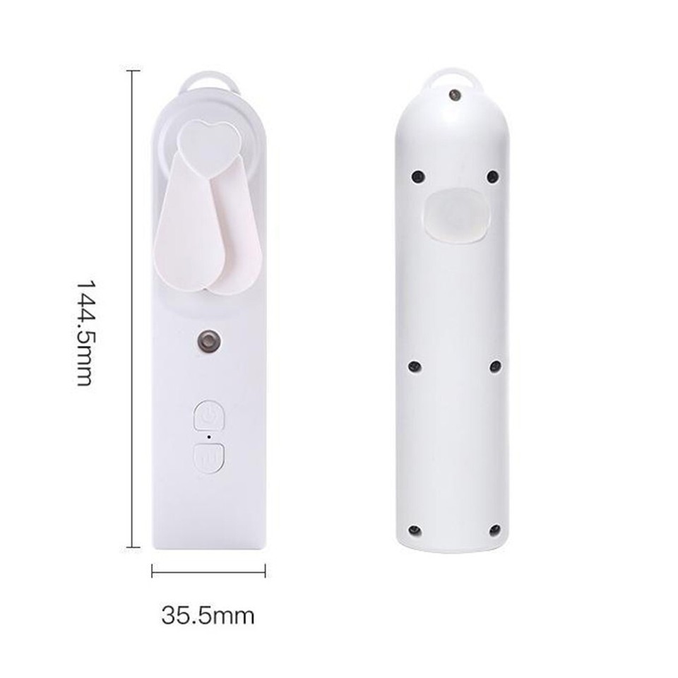Multifunctional Mini Fan with Humidifier USB Handheld Fan Face Steamer