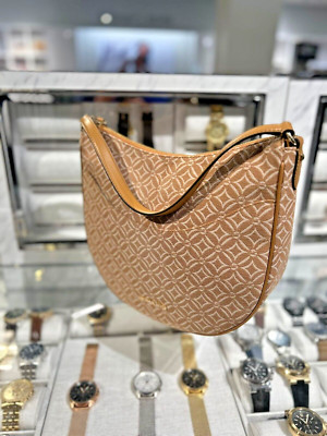 Michael Kors Dover Women Large Shoulder Handbag Purse Bag Handbag Purse (Deer)