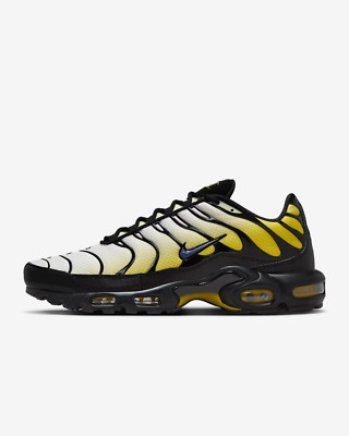 Nike Air Max Plus ブラック/イエロー Nike Air Max Plus Men's Shoes in Black/Bright Citron/Soft