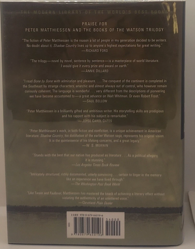 Peter Matthiessen Shadow Country Signed Hardcover Edition - Image 2 of 4
