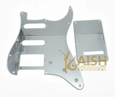 Silver Mirror ST HSS Guitar Pickguard Scratch Plate w/ Back Plate Screws