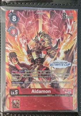 Digimon TCG ULTIMATE CUP 2024 Aldamon Alt Art
