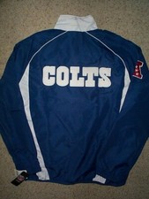  85 Indianapolis Colts nfl Windbreaker Jacket Adult MENS/MEN'S m-medium 