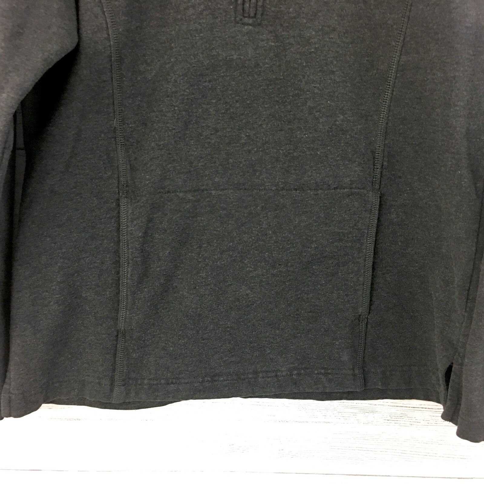 Eddie Bauer Women's Dark Grey 1/2 Zip Athletic Top Fr… Gem