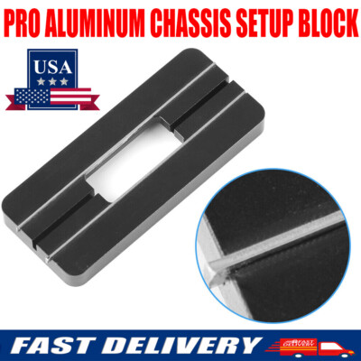 #ad #ad US HO Slot Car Tools Pro Aluminum Chassis Setup Block For Viper Bowman Wizzard $12.49