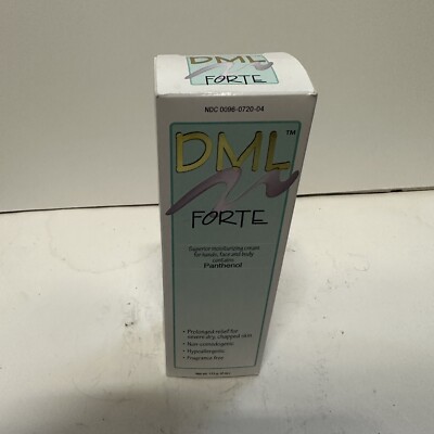 DML Forte Superior Moisturizing Cream Panthenol 4 OZ HTF