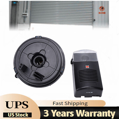 Automatic Garage Roll Up Roller Door Opener Motor w/ 2 Remotes Motor Rolling US
