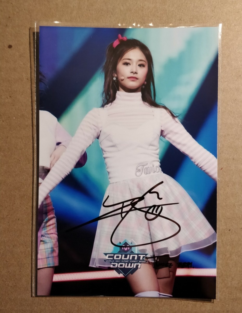 K-POP・アジア twice yes,iam tzuyu autograph Twice Tzuyu 4x6 Photo Korean autograph signed USA Seller