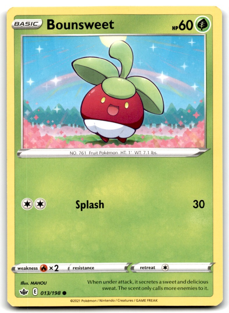 2021 Sword & Shield - Chilling Reign Bounsweet Basic/Common #13