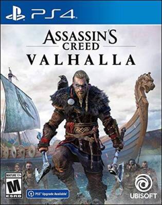 Assassins Creed Valhalla PlayStation 4 Standard Edition with free upgr - GOOD