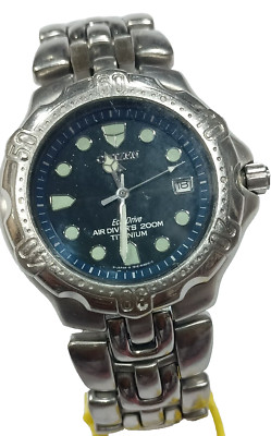 7810-H16819 CITIZEN ECO-DRIVE AIR DIVER'S TITANIUM MEN'S WATCH JC-98
