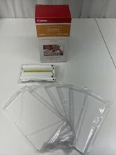 Canon Selphy CP100 Postcard Size Color Ink And Paper New Open Box Read RP-108