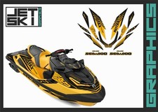 SEADOO RXT 300 for 2021 decals stickers set graphics kit vinyl millenium yellow 