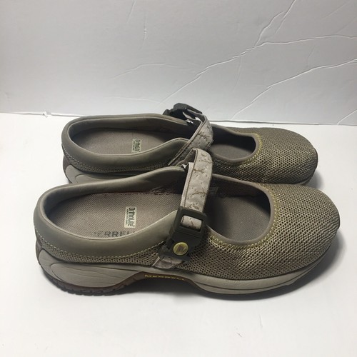 Merrell Women’s Encore MJ Gray Beige Mary Jane Performance Shoes Sz 7.5 - Picture 4 of 9