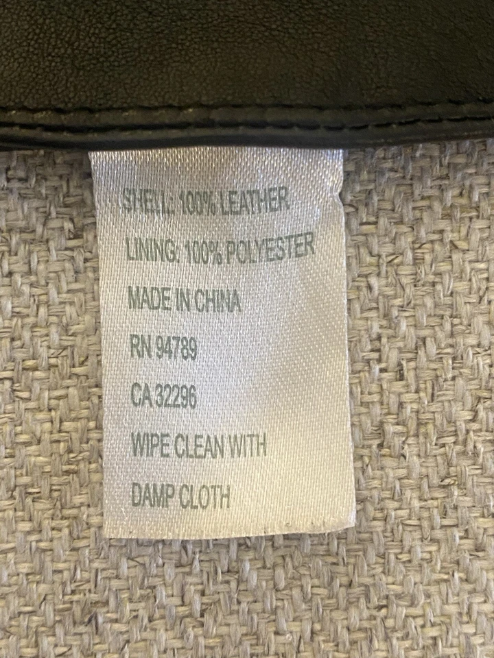 Guantes clásicos de cuero Topstitch negros con forro de poliéster, talla XL Foto 3 de 4