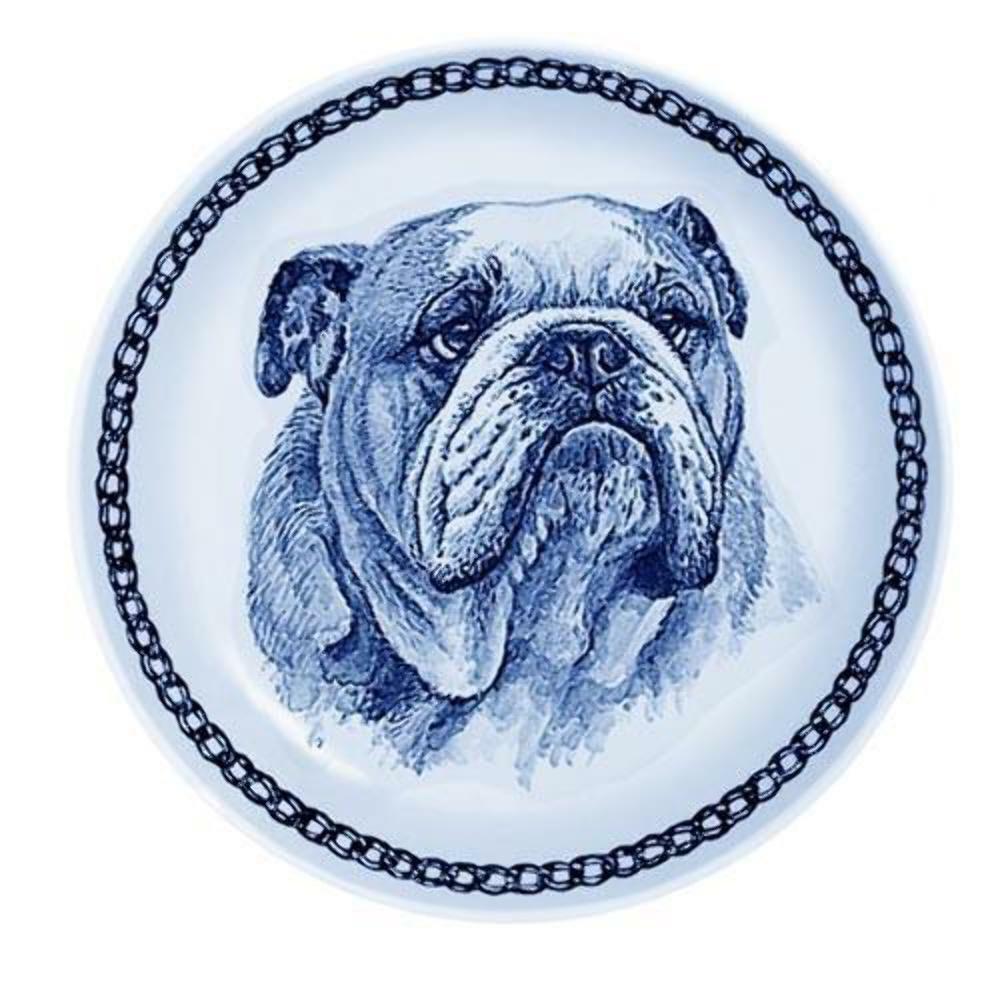 English Bulldog - Dog Plate made from the finest All items in the store Denmark in Euro overseas
