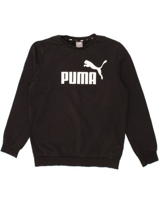 Puma Herren Graphic Sweatshirt Pullover Medium Schwarz Baumwolle AH08