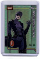 #'d /199 * 2026 Topps Chrome Marvel Dark Gwenpool #27 Aqua Refractor
