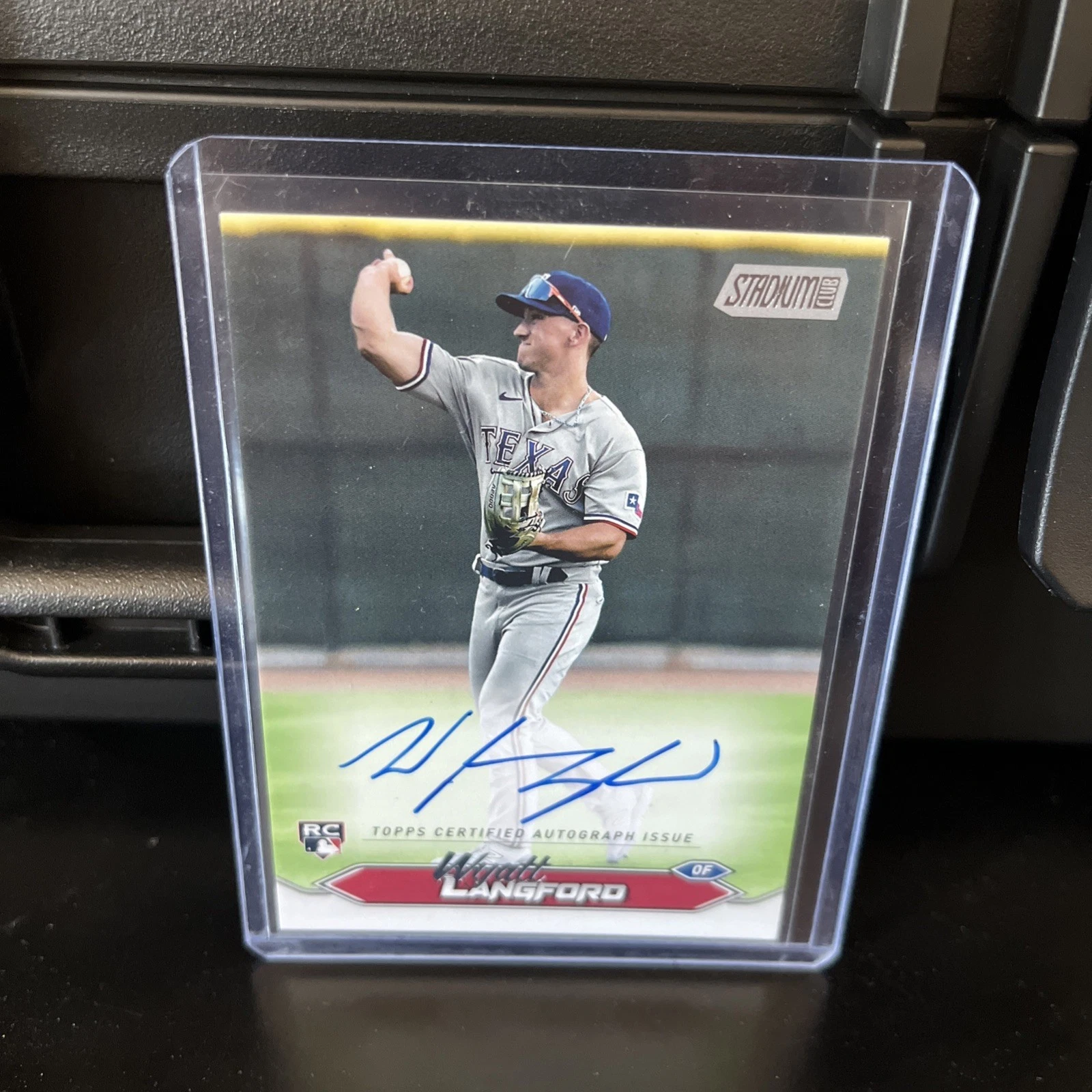 2024 Topps Stadium Club - Autographs Wyatt Langford #SCBA-WLA (AU, RC)