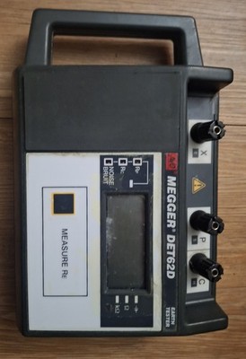 AVO Megger DET62D Digital Earth Ground Resistance Tester Kit w/ Leads TESTED