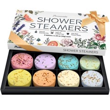Shower Steamers Aromatherapy 8 Pack Essential Oil Shower Bombs for Women Gifts