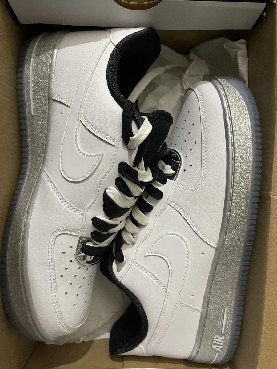 Nike Air Force 1 '07 Metallic Silver W | eBay