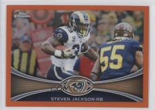 2012 Topps Chrome Retail Orange Refractor Steven Jackson #87 yj7