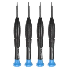 4pcs 1.2mm Precision Phillips Screwdriver Swivel Lid Non-slip Plastic Handle