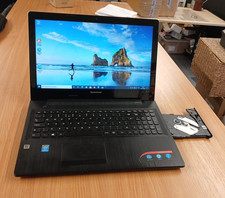 Lenovo G50-80 Laptop 15.6in i3-5005U 4GB RAM 1TB HDD DVD Win10 No PSU Working UK