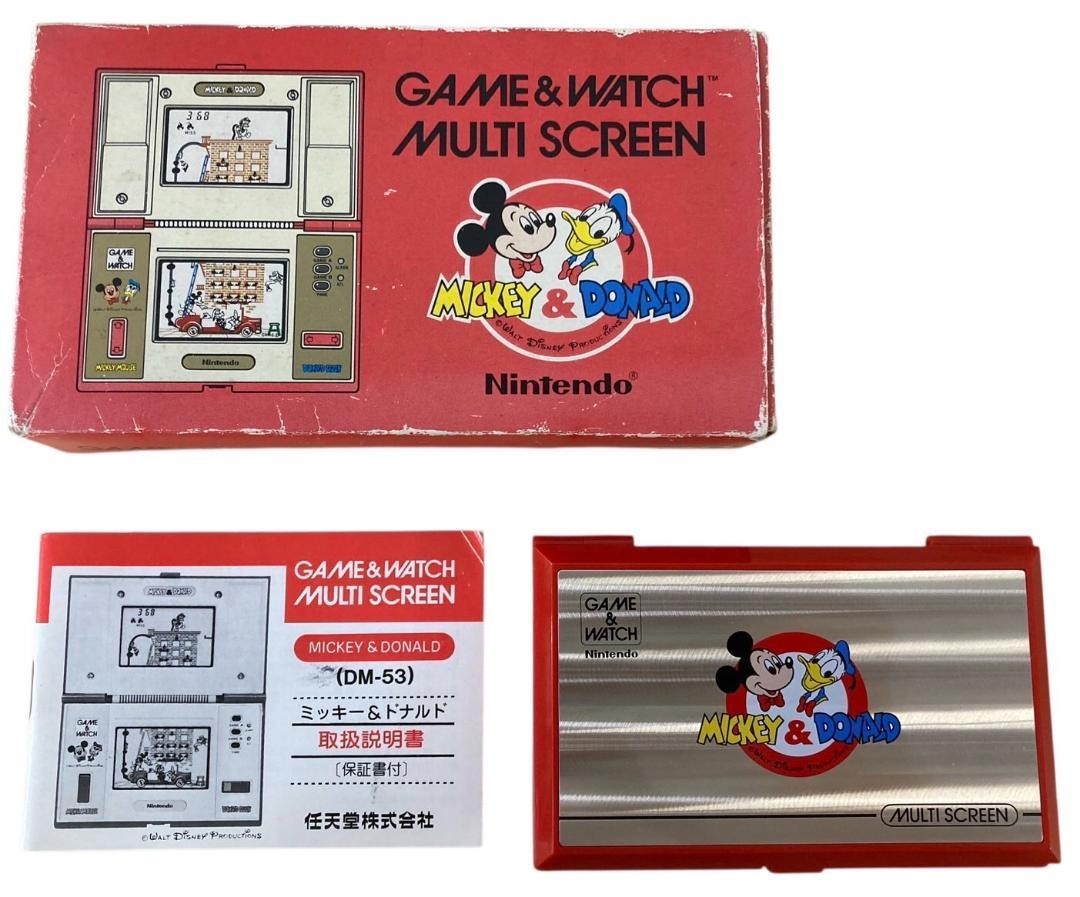 Nintendo Game Watch Mickey Donald | eBay
