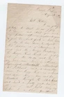 CIVIL WAR NAVY LETTER - Sailor from Bradley, MA - USS Cambridge Blockade Ship !