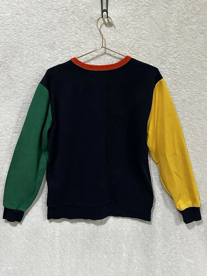 Polo Ralph Lauren Sweatshirt Boys XL 18-20 Crewneck Color Block Pony Pullover - Image 3 of 4