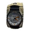 NIXON The Operative Incognito Cuff Watch Beige White 100M Rare