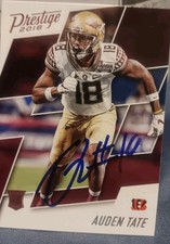 AUDEN TATE SIGNED NFL PRESTIGE RC BENGALS WR AUTOGRAPH FLORIDA ST SEMINOLES