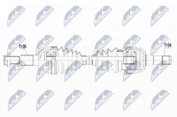 NTY Antriebswelle NPW-PL-085 FüR Opel Antara L07 Cdti 4X4 Chevrolet Captiva C100