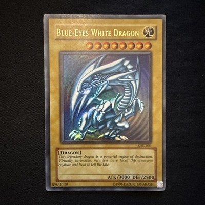   YUGIOH Blue-Eyes White Dragon SDK-001 ORIGINAL STARTER DECK KAIBA ULTRA (LP)